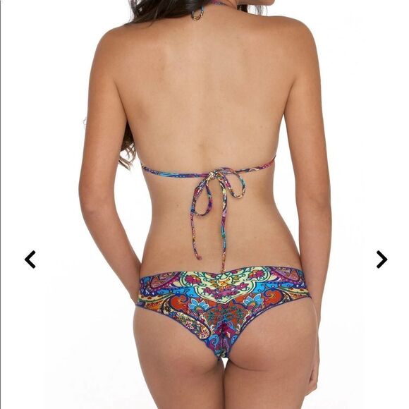 Luli Fama Pachanga Molded Cup Bikini Top XLarge - Picture 3 of 10